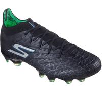 Skechers SKX_ 1.5 High Elite FG Chaussures Moyen Width en Noir/Argent, Pointure 44, Hyper Burst