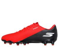 Skechers SKX_2 Academy AG Chaussures de Football légères avec Tige moulée pour Homme Rouge/Bordure Noire Pointure 46