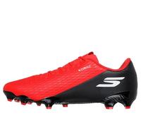 Skechers SKX_2 Club MG Chaussures de Course légères à Crampons de Football pour Homme, synthétique Rouge/Bordure Noire, Pointure 39