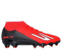 Skechers SKX_2 High Academy FG Chaussures de Football légères et rembourrées pour Homme Rouge/Bordure Noire Pointure 41