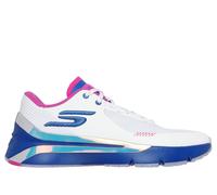 Skechers SKX Full-Court Press Moyen Width en Blanc/Lavande/Bleu, Pointure 42, Vegan