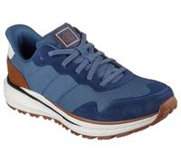 Skechers Slade Ultra MercerSneaker pour Homme, Maille en Cuir Bleu, 41.5 EU