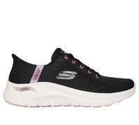 Skechers Slip-ins: Arch Fit 2.0 - Easy Chic Chaussures Moyen Width en Noir/Or Rose, Pointure 39, Vegan, Lavable en machine