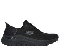Skechers Femme Arch Fit 2.0 Easy Chic, Black Mesh Gunmetal Trim, 36 EU