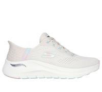 Skechers Femme Arch Fit 2.0 Easy Chic Basket, Naturel, 38 EU