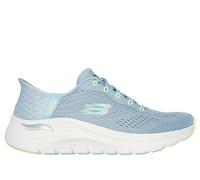 Skechers Femme Arch Fit 2.0 Easy Chic Basket, Bleu, 37 EU