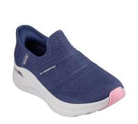 Skechers Slip-ins:Arch Fit 2.0 - Right As Rain 150193-NVPK Femme, Chaussures de Sport Navy/Pink Trim, Bleu, 38 EU