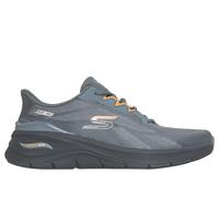 Skechers Slip-ins: Arch Fit 3.0 - Fiddow Chaussures Moyen Width en Gris Anthracite/Orange, Pointure 45, Vegan, Lavable en machine