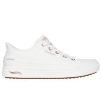 Skechers Slip-ins: Arch Fit Arcade - See Ya There Chaussures Moyen Width en Blanc, Pointure 38, Vegan, Lavable en machine