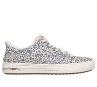 Skechers Slip-ins: Arch Fit Arcade - Wild Nite Chaussures Moyen Width en Blanc Cassé/Bleu Marine, Pointure 37.5, Vegan, Lavable en machine