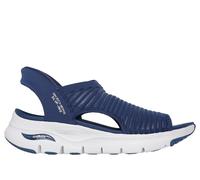 Skechers Slip-ins: Arch Fit - Euclid Beach Chaussures Moyen Width en Bleu Marine, Pointure 38, Vegan, Lavable en machine