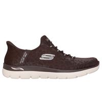 Skechers Slip-ins: Arch Fit Summits - Luxe Leopard Chaussures Moyen Width en Brun, Pointure 39, Vegan, Lavable en machine