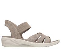 Skechers Slip-ins: Arya - Sparkling Praise Chaussures Moyen Width en Taupe, Pointure 39, Vegan, Lavable en machine