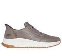 Skechers Slip-ins: BOBS Sport Squad 4 - Direct Step Chaussures Moyen Width en Taupe, Pointure 48.5