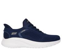 Skechers Slip-ins: BOBS Sport Squad Chaos Chaussures Moyen Width en Bleu Marine, Pointure 39, Vegan, Lavable en machine