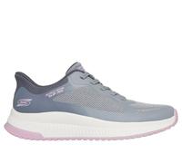 Skechers Slip-ins: BOBS Squad 4 - Staple Look Chaussures Moyen Width en Gris/Vert hommesthe, Pointure 36, Lavable en machine