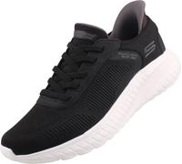 Skechers Slip-ins Bobs Squad Chaos Solid Step Hommes Baskets Noir