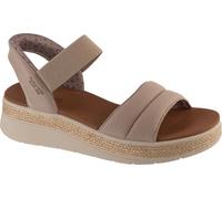 Skechers Femme Bobs Sun Ray Sandale, Taupe, 36 EU