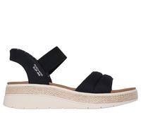 Skechers Slip-ins: BOBS Sun Ray Chaussures Moyen Width en Noir, Pointure 37, Vegan, Lavable en machine