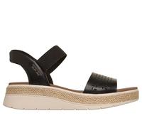 Skechers Sandales et nu-pieds SLIP-INS Bobs Sun Ray Step Aside pour femme 38 Noir