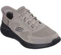 Skechers Homme Bounder 2.0 Emerged, Bordure Noire Synthétique en Maille Taupe, 43 EU