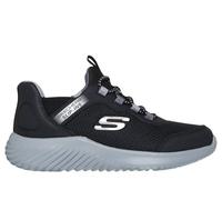 Skechers Slip-ins: Bounder - Brisk-Burst Chaussures Moyen Width en Noir/Gris Anthracite, Pointure 28.5, Lavable en machine