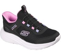 Skechers Slip-Ins Bounder Shoes Childrens Noir/Rose 1 (33.5) Female
