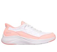 Skechers Slip-ins: Contour Foam - Cozy Fit Chaussures Moyen Width en Blanc/Corail, Pointure 36, Vegan, Lavable en machine