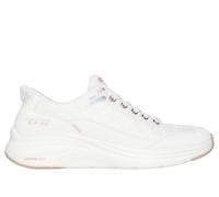 Skechers Slip-ins: Contour Foam - Cozy Fit Golden Hour Chaussures Moyen Width en White Rose Gold, Pointure 36.5, Lavable en machine