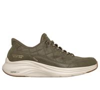 Skechers Slip-ins: Contour Foam - Cozy Fit Natural Ease Chaussures Moyen Width en Olive, Pointure 39