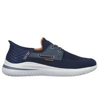 Skechers Slip-ins: Delson 3.0 - Roth Chaussures Wide Width en Bleu Marine, Pointure 42.5 Wide, Vegan