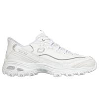 Skechers D'Lites Winning Choice Baskets à enfiler mains libres pour femme, blanc/argenté, 37 EU
