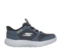 Skechers Slip-ins: Dyna-Lite - Turbo-Brisk Buddies Chaussures Moyen Width en Gris Anthracite/Noir, Pointure 23, Lavable en machine