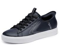 Skechers Slip ins Eden LX pour Femme, Noir/Blanc, 37 EU