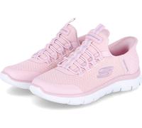 Skechers Slip-Ins Filles Slip-On Baskets SUMMITS Rose Textile Synthétique Taille : 29