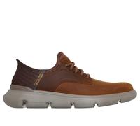 Skechers Garza Gervin Chaussures à enfiler pour homme, marron, 10.5 Wide