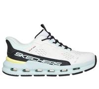 Skechers Slip-ins: Glide-Step - Vista Lane Shoes Moyen Width en Blanc/Turquoise, Pointure 33, Lavable en machine