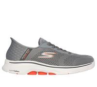 Skechers Slip-ins: GO WALK 7 - Free Hand 2 Chaussures Moyen Width en Gris/Orange, Pointure 48, Lavable en machine
