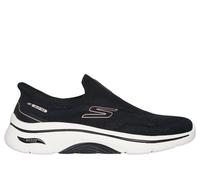 Skechers Slip-Ins: GO WALK Arch Fit 2.0 - Tatum Chaussures Moyen Width en Noir/Or Rose, Pointure 39.5, Vegan, Lavable en machine