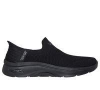 Skechers Slip-ins: GO WALK Arch Fit 2.0 - Val Chaussures Moyen Width en Noir, Pointure 35, Vegan, Lavable en machine