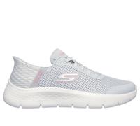 Skechers Slip-ins: GO WALK Flex - Grand Entry Chaussures Moyen Width en Gris/Rose, Pointure 40, Vegan