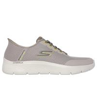 Skechers Slip-ins: GO WALK Flex - Netro Chaussures Moyen Width en Taupe, Pointure 44.5, Vegan, Lavable en machine