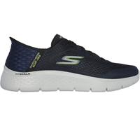 Skechers Homme Go Walk Flex New World Basket, Navy and Lime Textile/Synthetic, 42 EU