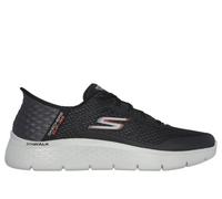 Skechers Slip-ins: GO WALK Flex - New World Shoes Moyen Width en Noir/Orange, Pointure 44.5, Vegan, Lavable en machine