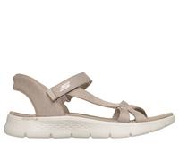 Skechers Slip-ins: GO WALK Flex Sandal - Illuminate Chaussures Moyen Width en Taupe, Pointure 41, Vegan, Lavable en machine