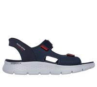Skechers Slip-ins: GO WALK Flex SD - Easy Entry Chaussures Moyen Width en Bleu Marine/Rouge, Pointure 44.5, Lavable en machine