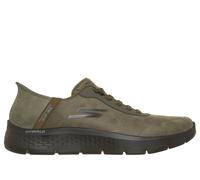 Skechers Slip-ins: GO WALK Flex - Smooth Motion Chaussures Moyen Width en Olive, Pointure 47
