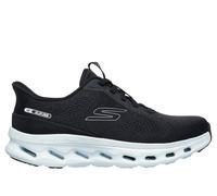 Skechers Slip-ins: GO WALK Glide-Step 2.0 - Nessa Chaussures Moyen Width en Noir/Bleu Clair, Pointure 39, Vegan, Lavable en machine