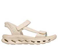 Skechers Slip-ins: GO WALK Glide-Step 2.0 Sandal -Cozy Fit Jada Chaussures Moyen Width en Beige, Pointure 37, Vegan, Lavable en machine