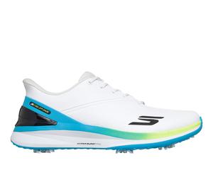 Skechers Slip-ins Golf Waterproof: Blade Tour - Fairway Heritage Moyen Width en Blanc, Pointure 45, Arch Fit, Hyper Burst